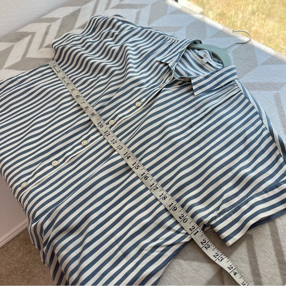 Madewell Hilltop Shirt in Savin Stripe‎ size Small Boxy fit - Picture 8 of 9